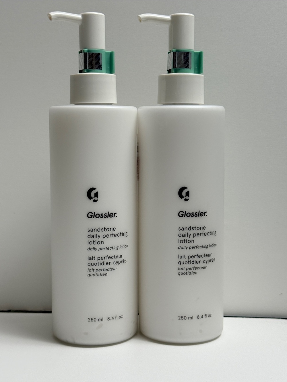 Glossier Sandstone Daily Perfecting Lotion -  8.4 fl oz  (x2)